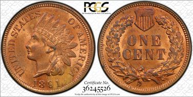 1891 1C MS63RB