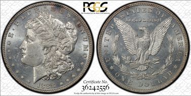 1888 $1 MS62