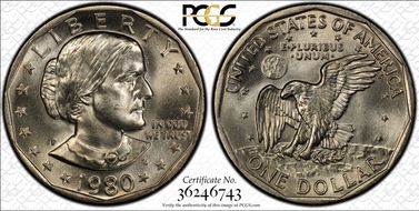 1980-P SBA$1 MS66