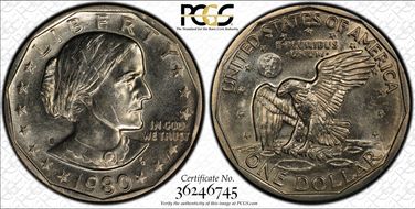 1980-S SBA$1 MS63