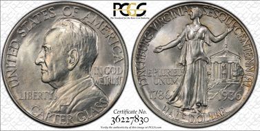 1936 50C Lynchburg MS64