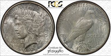 1922-D $1 MS64