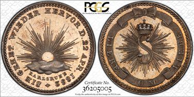 1832 (Kreuzer) J-89 Stutz-125 Ag MS64