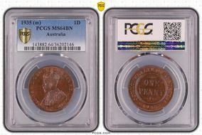 1935 (m) 1D MS64BN