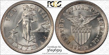 1929-M 10C Allen-8.17a RPD MS63