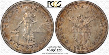 1905-S/S 20C Allen-10.06a RP 1 AU53