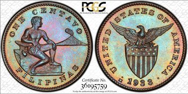 1933-M 1C Allen-2.30a RPD MS64BN