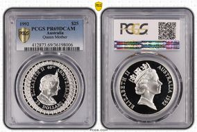 1992 $25 Queen Mother PR69DCAM
