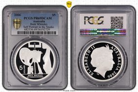 2006 $5 Brett Whiteley Self Portrait in the Studio PR69DCAM