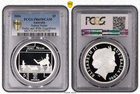 2006 $5 Sidney Nolan Burke and Wills Expedition PR69DCAM
