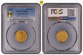 1902 1/2 Sov S-3974A Matte PR62