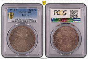 1918-R Tallero MS63