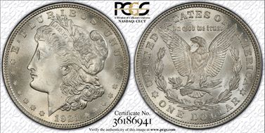 1921 $1 Morgan MS67