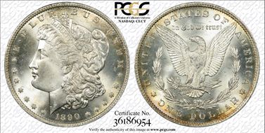 1890-O $1 MS66