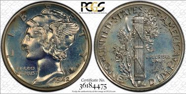 1942 10C PR68