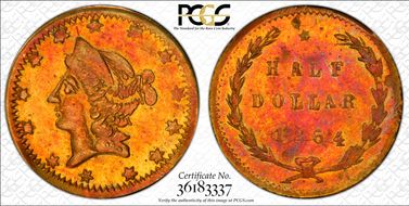 1864 G50C BG-1016A MS62