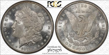 1879-CC $1 MS65+