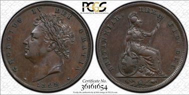 1828 1/4D S-3825 AU53BN