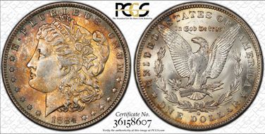 1884-O $1 MS63