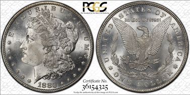 1880-O $1 MS64+