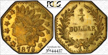 1876 25C BG-799C MS65