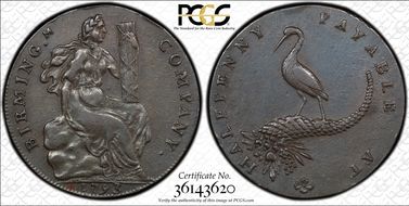 1793 Tk 1/2D DH-76 Warwickshire Birmingham Company N1BN