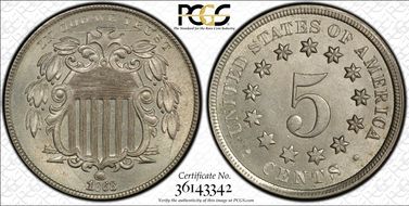 1868 5C Rev of 1868, FS-903 MS65