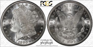 1880-S $1 MS66+