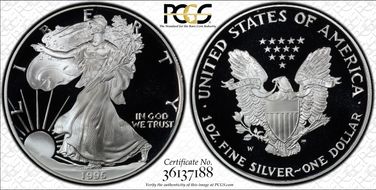 1995-W $1 Silver Eagle PR69DCAM