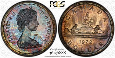 1972 S$1 Voyageur Ag SP65