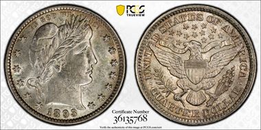 1893 25C MS61