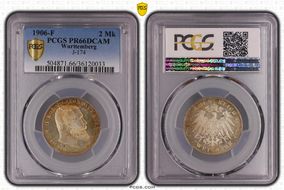 1906-F 2 Mk J-174 PR66DCAM
