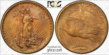 1923 $20 MS65