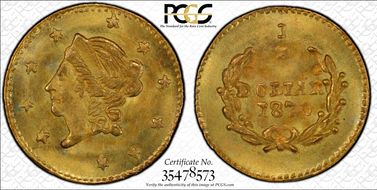 1870 G50C BG-1010 MS67