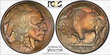 1913-S 5C Type 2 MS64