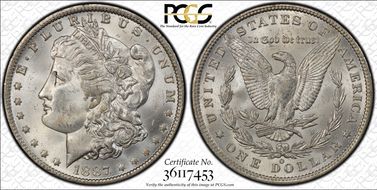 1887/6-O $1 MS63