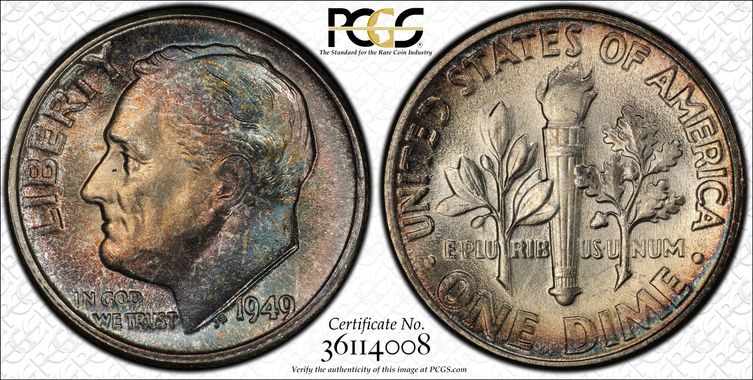 Cert 36114008 - Coin Image