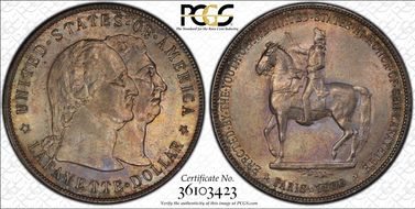 1900 $1 Lafayette MS62