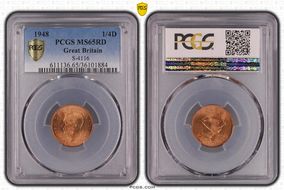 1948 1/4D S-4116 MS65RD