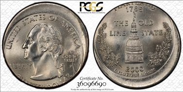 2000-P 25C Maryland MS64