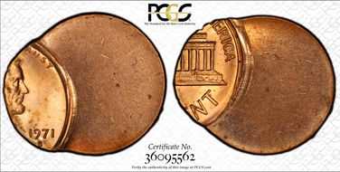 1971-S 1C MS65RD