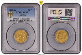 1819-W 20 Fr Gad-1028 F-519 XF45