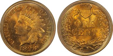 1898 1C MS67+ RD