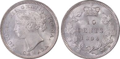 1894 10C ND Wide 1 MS66