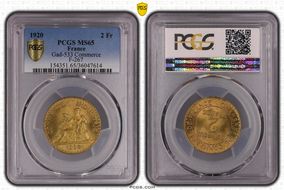 1920 2 Fr Gad-533 Commerce F-267 MS65