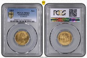 1861 Sov S-3852D MS61