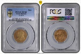 1894 Sov S-3874 XF40