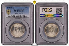 1945-S/S 50C Allen-15.02a MS65