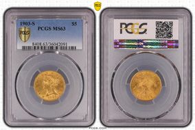 1903-S $5 MS63