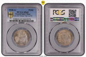 1928-A P20C Lec-227 Essai Var Cu-Ni SP65